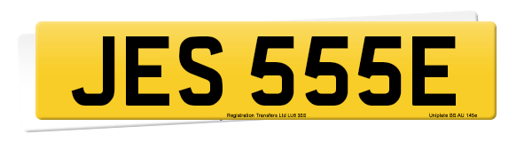 Registration number JES 555E
